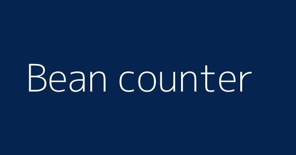 Beancounter image Beancounter image